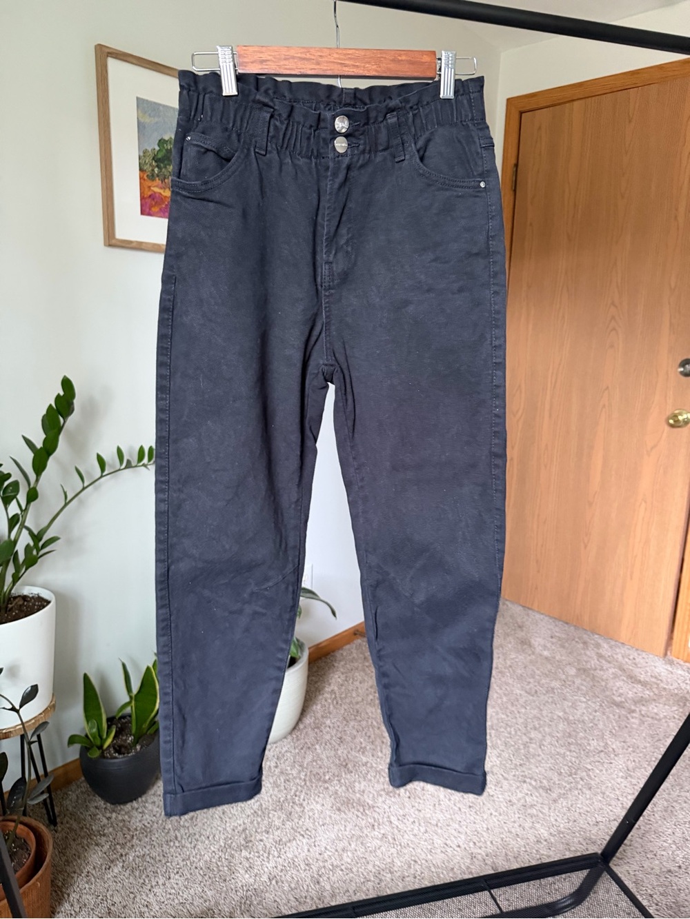 Bershka Black Denim Pants